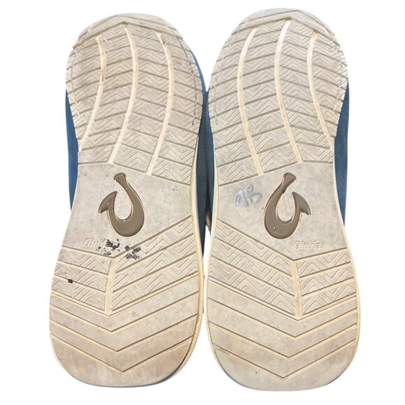 Oluka Kaa Driver Blue Suede Leather Mens‎ Slip-On Shoes 11 Casual Comfort - Picture 6 of 7